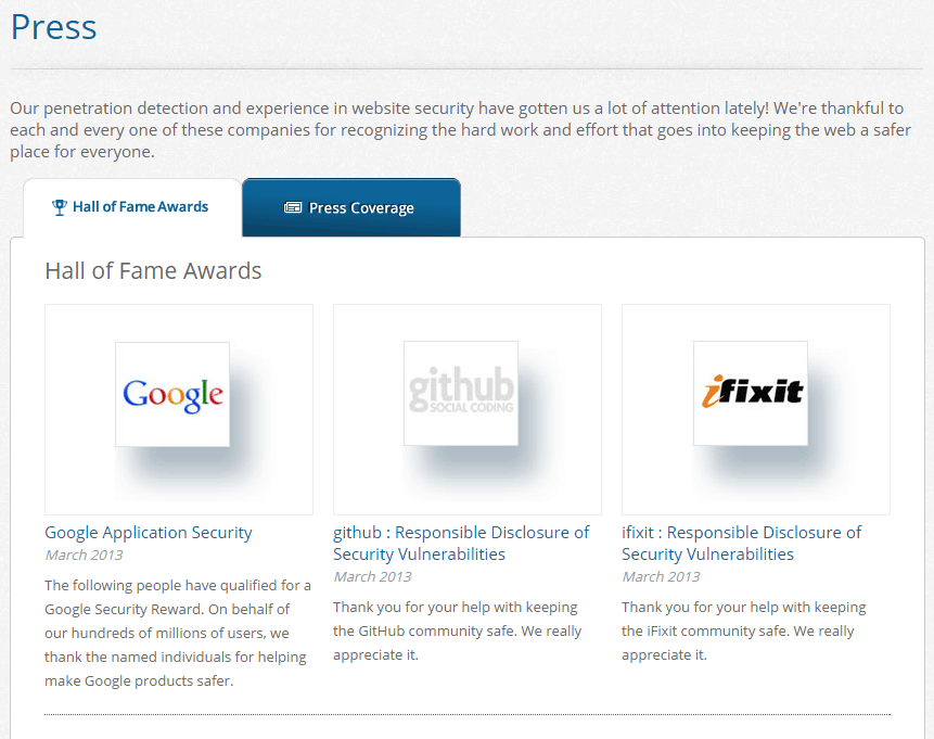 defencely press screenshot