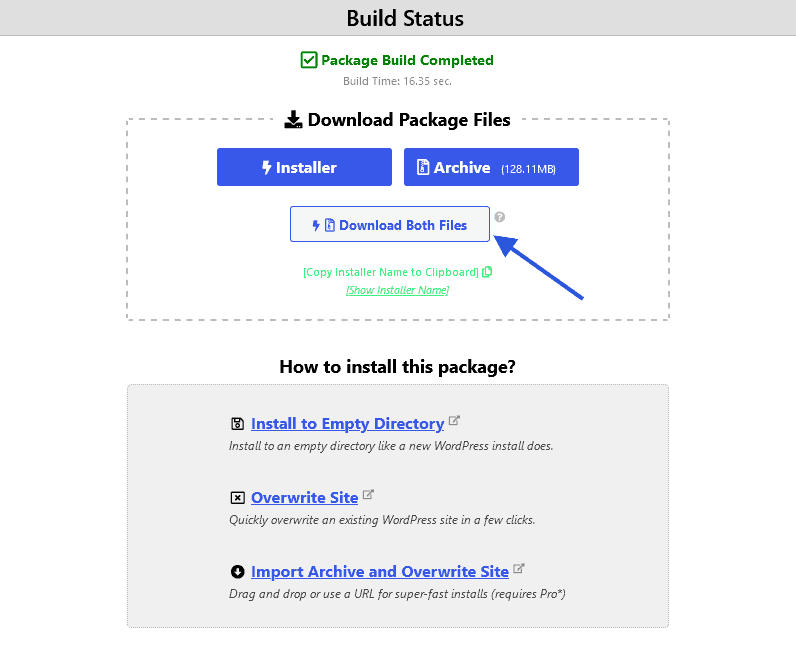 WordPress Backup plugins